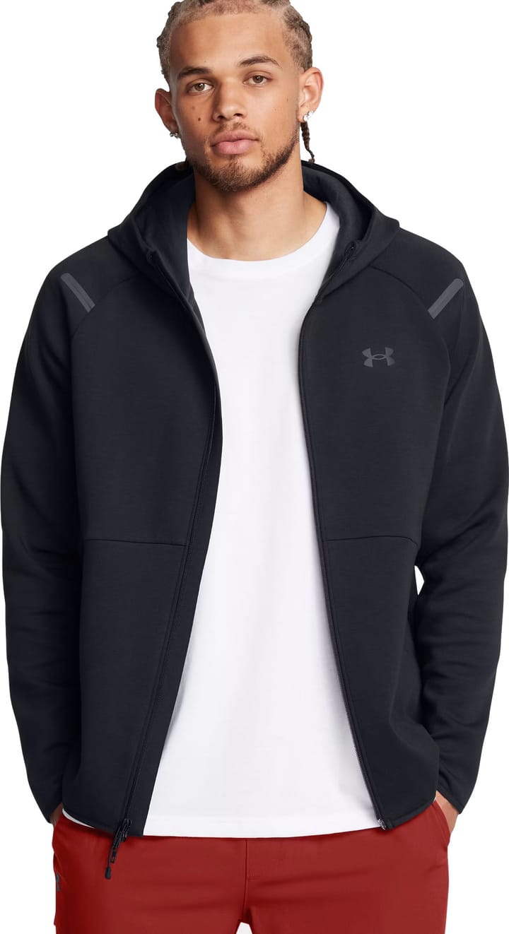 Black under armour zip up on sale